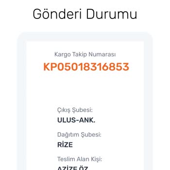 PTT Kargo Kargom Teslim Edilmedi