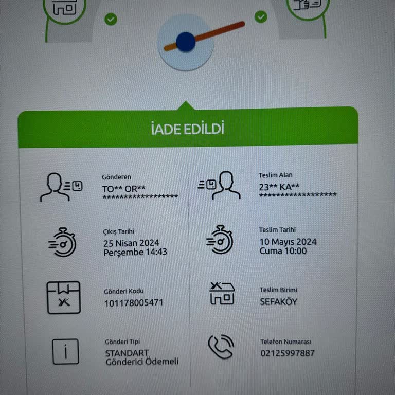 Yurtiçi Kargo'nun Kargoyu Kaybetmesi