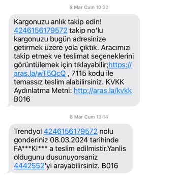 Aras Kargo Kargoyu Kapıya Bırakmıyor Alttaki Ofislere Bırakıp Gidiyor