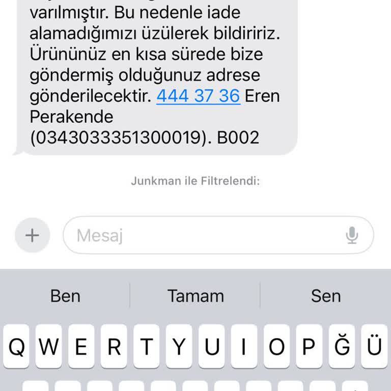 Converse Sökük Ve Yırtık Ayakkabı İade Almıyorlar
