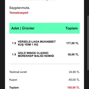 Yemeksepeti Müşterinin Arkasında Durmuyor