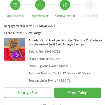 Sürat Kargo Siparişlerimizin İkisi Kayıp