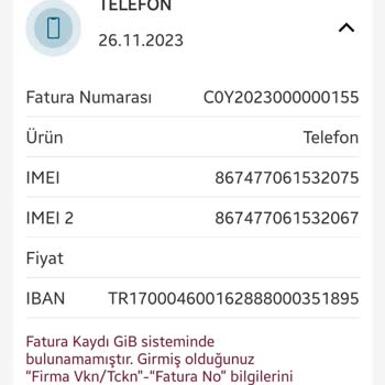 Teknosa Vergisiz Telefon Sorunu