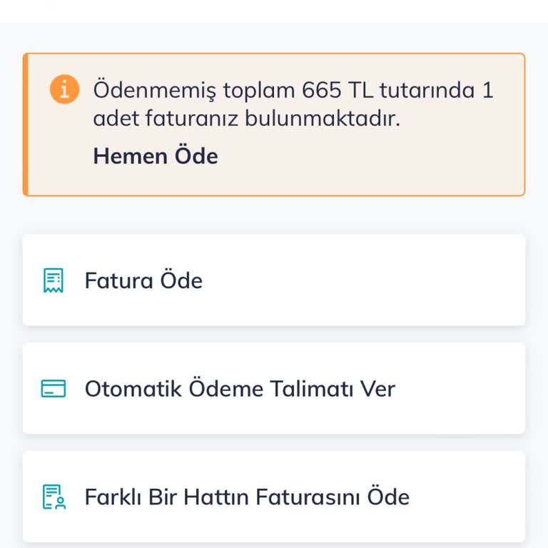 Türk Telekom Taahhüt Bitmesi Üzerine Gelen Fatura Tutarı
