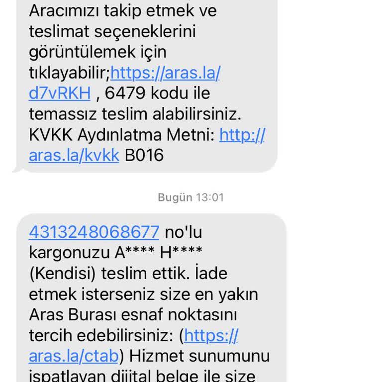 Aras Kargo Ürünüm Nerede Kime Teslim Edildi?