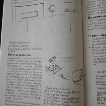 Vestel Eksik Sıvı Deterjan Aparatı
