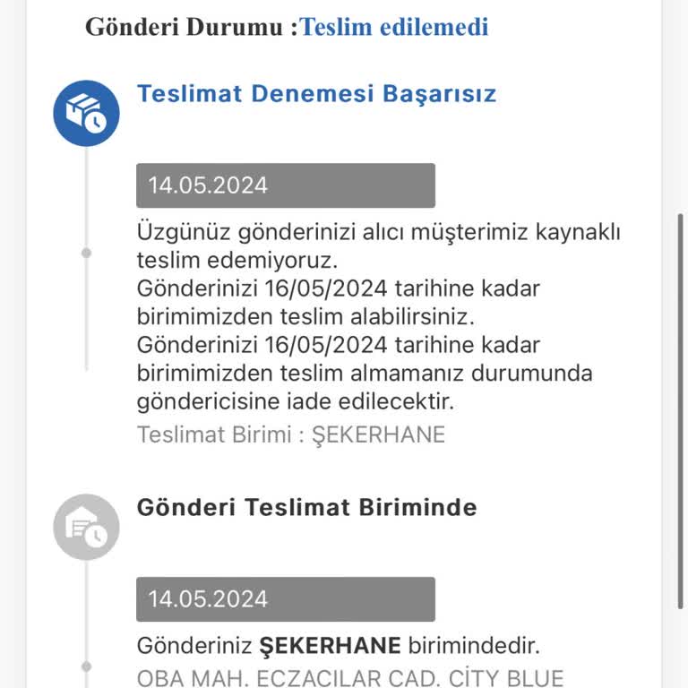 MNG Kargo Teslimat Yapmıyor Alıcı Evde Yokmuş Gibi Gösteriyor