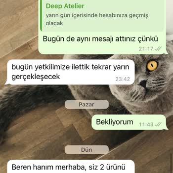 Deep Atelier Param İade Edilmedi, Her Gün Geçiştiriliyorum