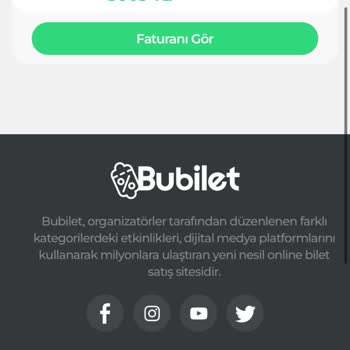 Bubilet İptal Olan Konser Ücreti İadesi