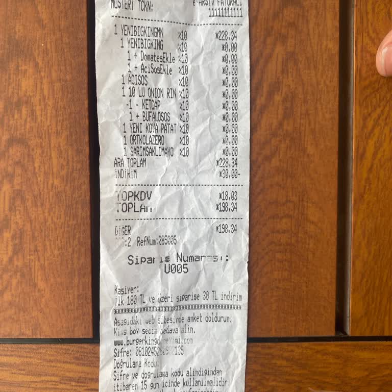 King Burger King Kampanya Mağduriyeti - İzmir Kasaba AVM