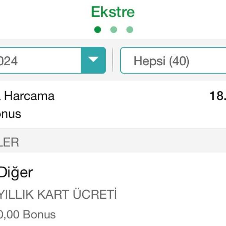 Garanti BBVA Trink Kart Aidatı Şikayeti
