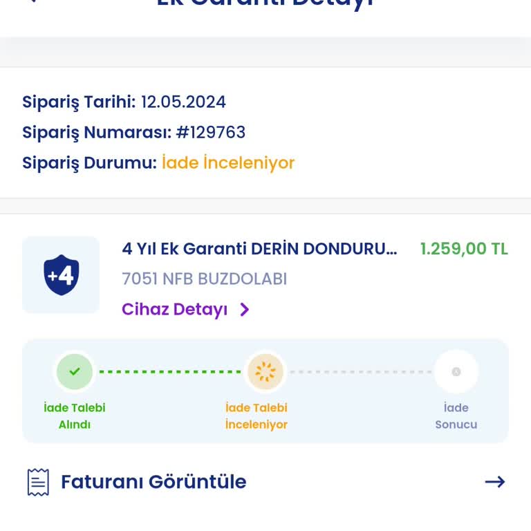 Beko Ücret İademi Yapmıyor.