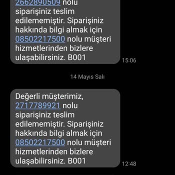 Şok Market Ürünlerimi Getirmiyor