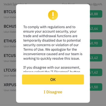 Binance Acil! Kimlik Doğrulama