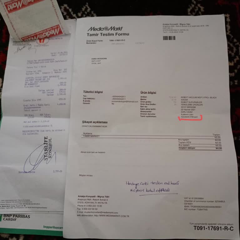 Media Markt Uzatılmış Garanti Sigortası Aldatmacası, Xiaomi Robot