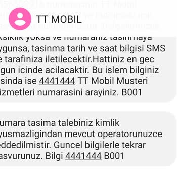 Vodafone Numara Taşımama Müsaade Etmiyor!