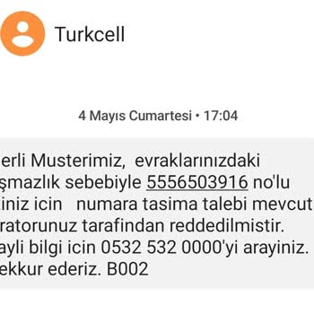 Vodafone Numara Taşımama Müsaade Etmiyor!