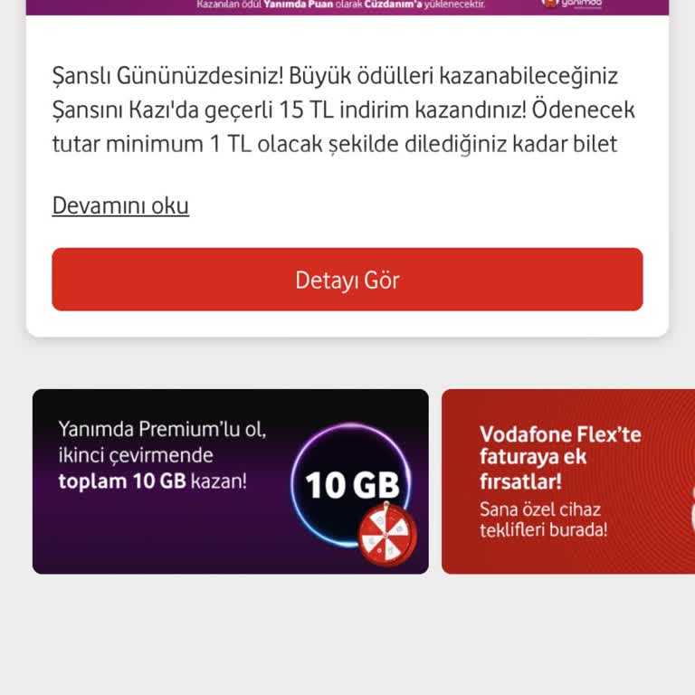 Vodafone Çarkta İnternet Çıkmıyor