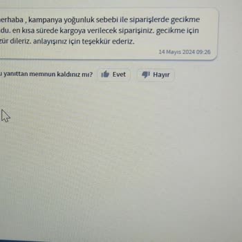 Trendyol Teslim Edilemeyen Ürün