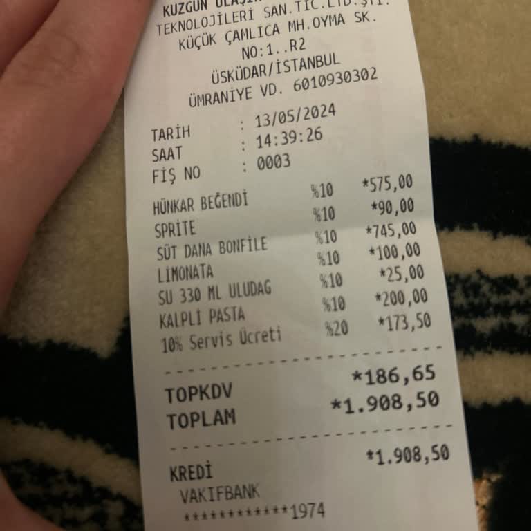 Çamlıca Kulesi Restorant Rezervasyon Ve Servis Ücreti Sorunu