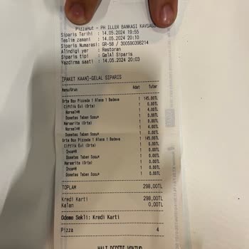 Pizza Hut Üslup Ve Pizza Yönünden Kötü