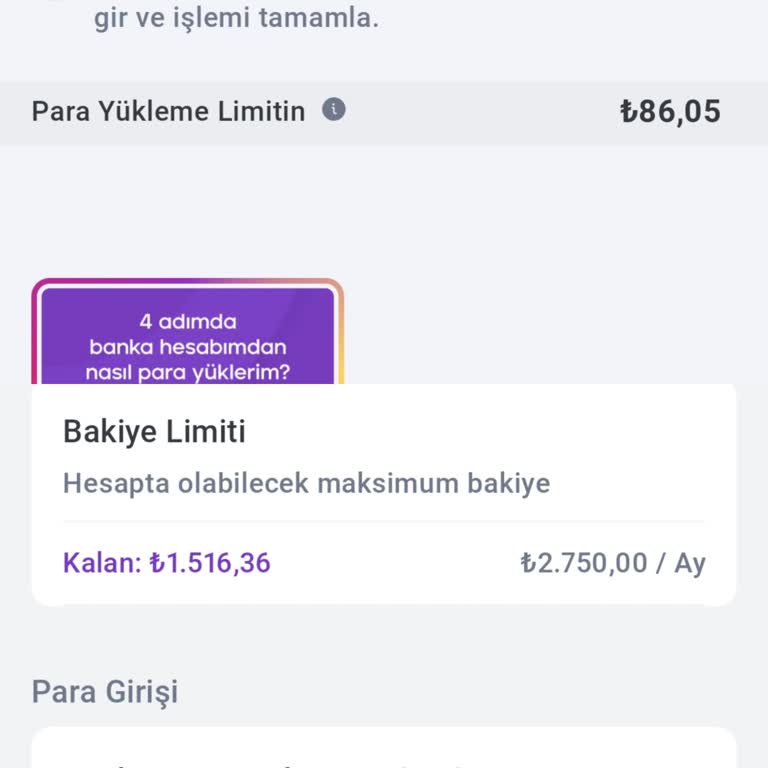 Hadi - TOMBANK Hadi Kart Limit Sorunu