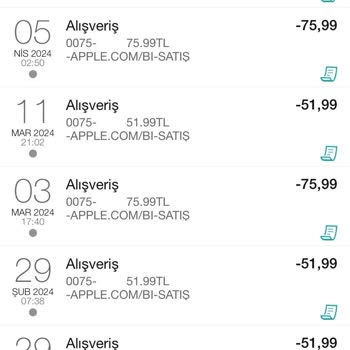 Apple İzinsiz Para Çekimi