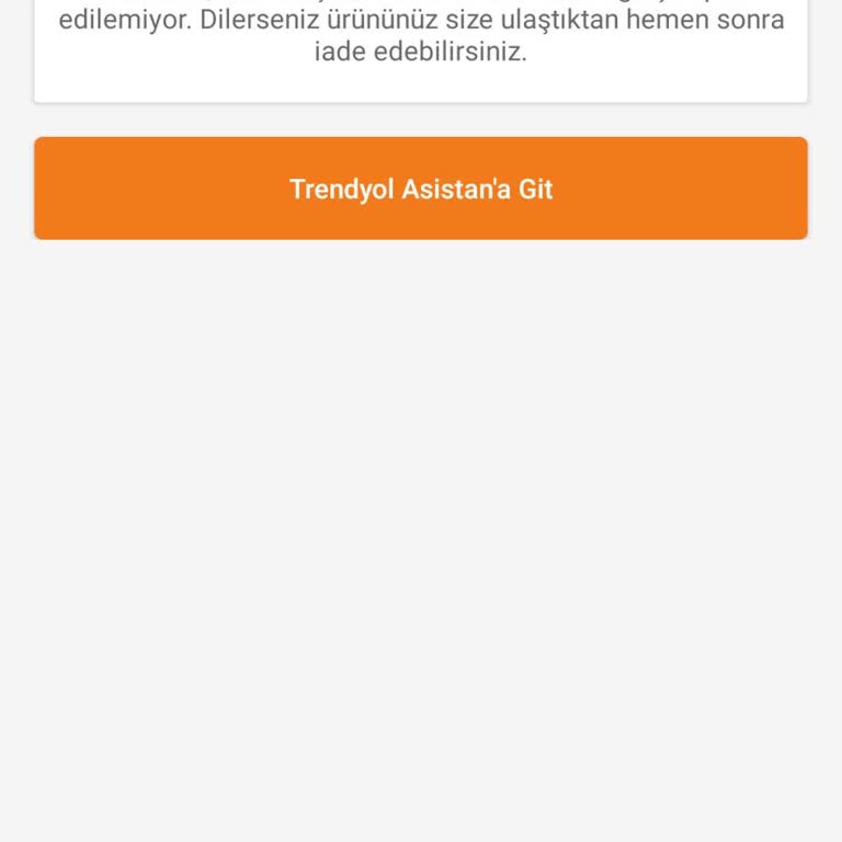 Trendyol'da Koton Satıcısında Hazırlanan Siparişi İptal Edemiyorum