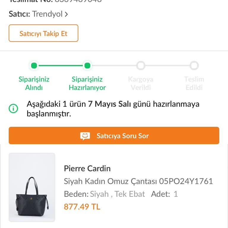 Trendyol Teslim Edilemeyen Sipariş