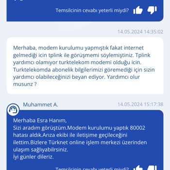 TurkNet İnternet Taşıma Hakkında Ticaret Etiğine Aykırı Durumu.