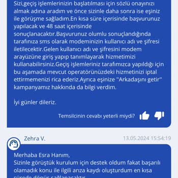 TurkNet İnternet Taşıma Hakkında Ticaret Etiğine Aykırı Durumu.
