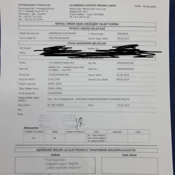 Hepsiburada Hasar Raporuna Rağmen Ürünü İade Almıyor
