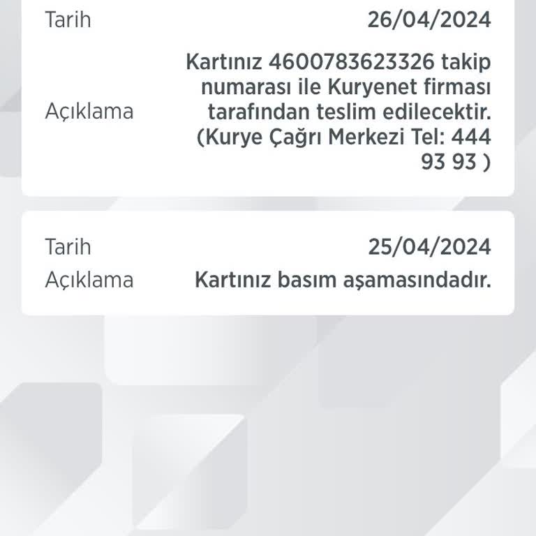 Kuryenet 4600783623326 Numaralı Kargom Halla Ulaşmadı