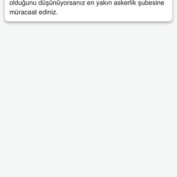 Milli Savunma Bakanlığı Sevk Başvurusu Hatası