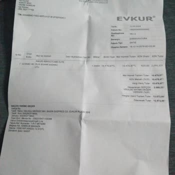 Evkur Alışveriş Ütüm Bozuk Çıktı