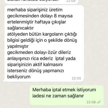Ardil Tasarım Atölyesi Ücret İadem Yapılmıyor