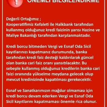 Halkbank Esnaf Kefaleti Faiz Oranı