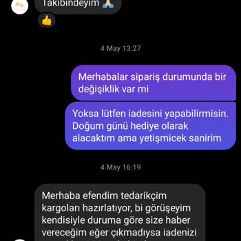 Pandoria Siparişim Bir Aydır Gönderilmedi: İade Taleplerim Bahanelerle Reddediliyor