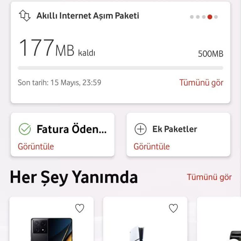 Vodafone Paket Aşımı Ücreti?