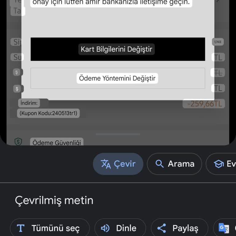 Shein Ödeme Kabul Etmiyor