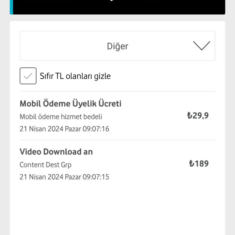 Vodafone Her Ay Alakasız Mobil Ödeme Ücreti Kesiliyor