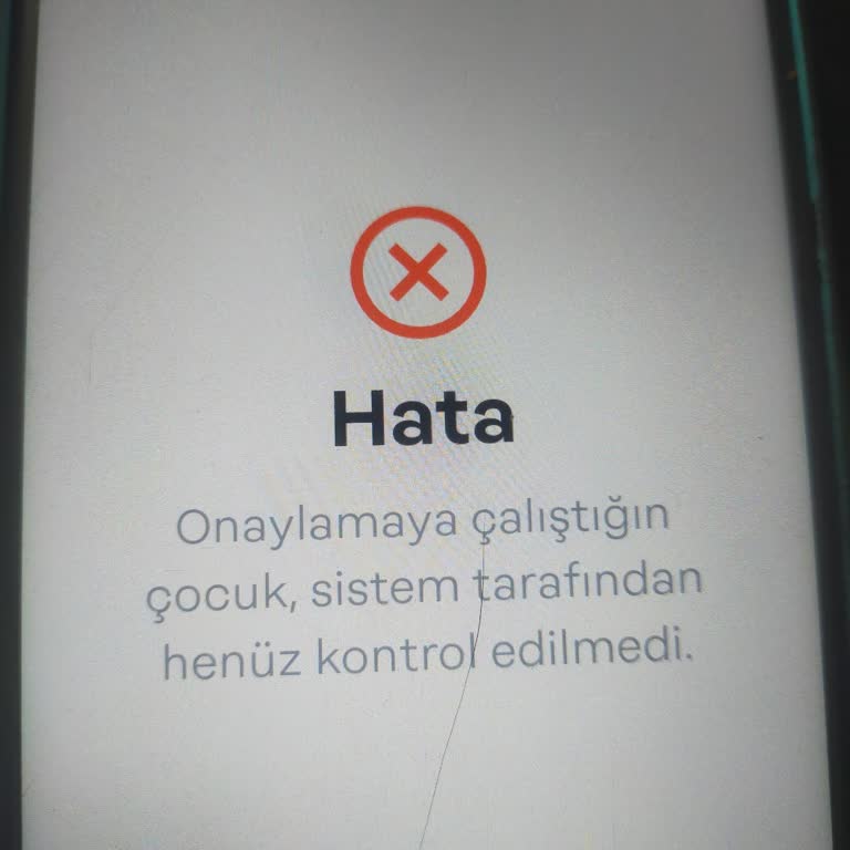 Papara Veli Onayı Hatası