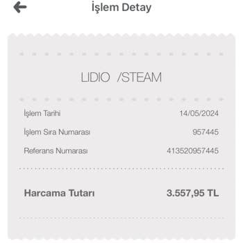 Steamgames.com Üzerinden Yapılan Bilgim Dışında Yapılan Ödemeler