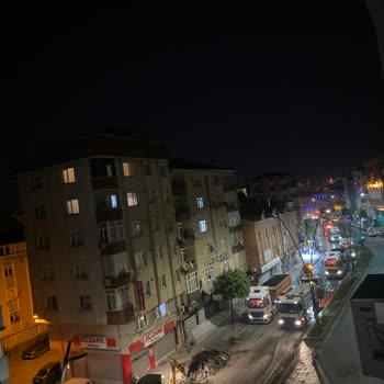 İbb Gece Yarısı Asfalt Yol Çalışması