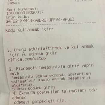 Media Markt Antares Parası Ödenerek Alınan Office Programı Yok Olması