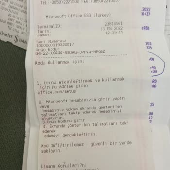 Media Markt Antares Parası Ödenerek Alınan Office Programı Yok Olması