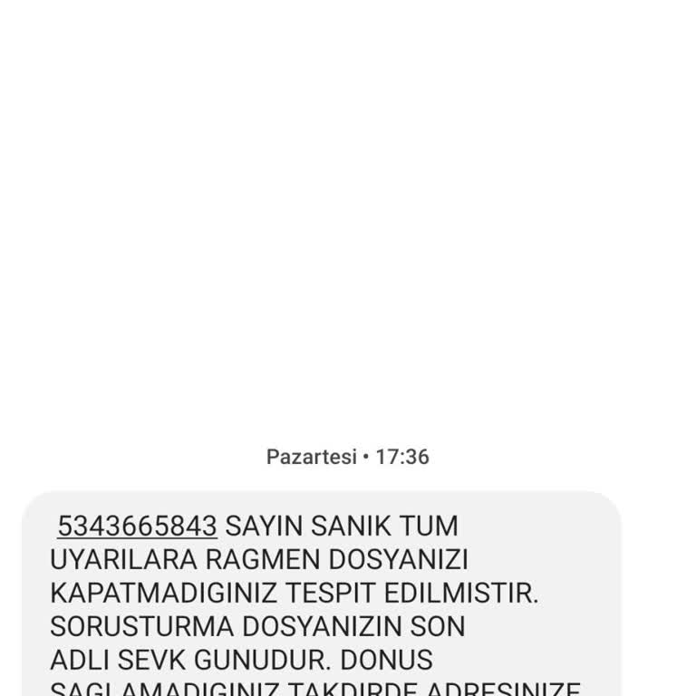 I.KOCADEMIR (SMS) Savcılığa Suç Duyurusunda Bulunacağım