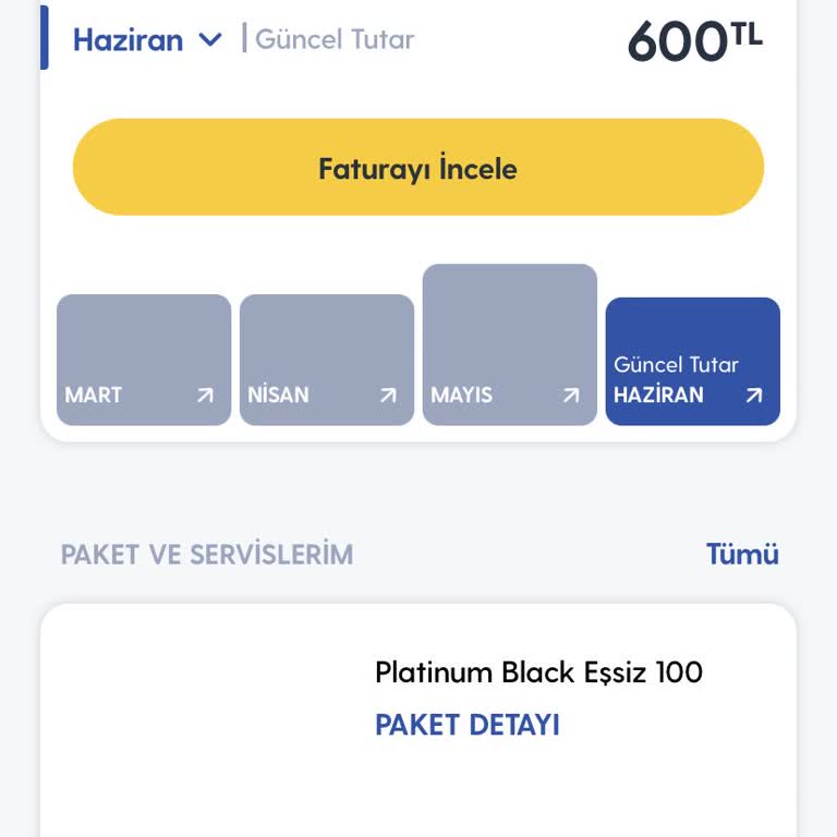 Turkcell Yüksek Fatura Hakkında Şikayet.