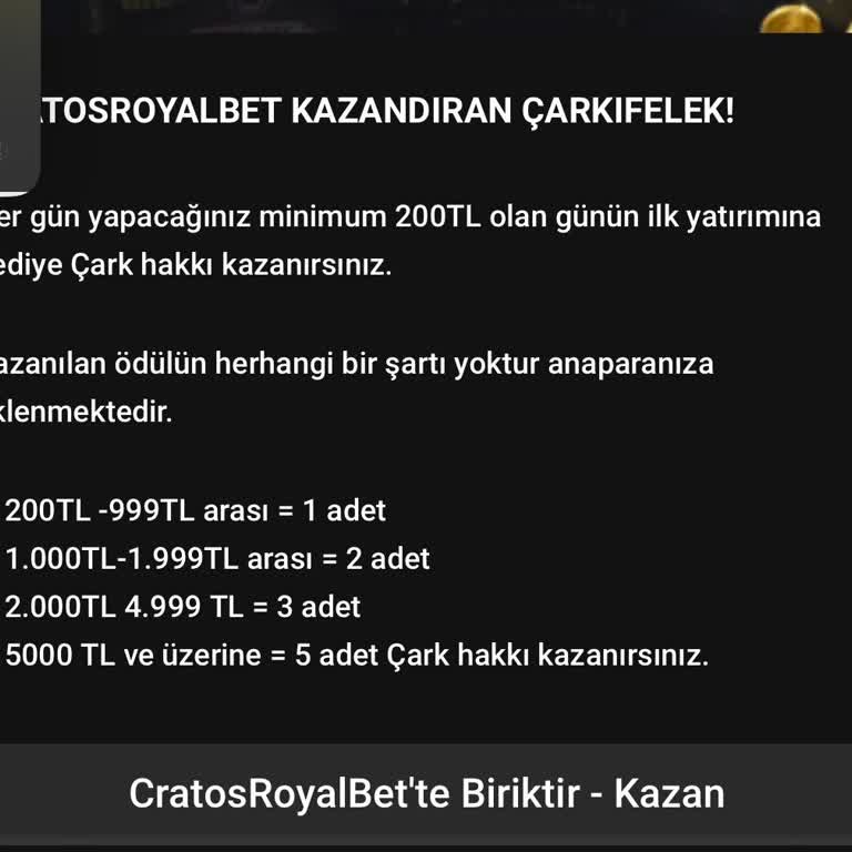 Cratos Royal Bet Promosyon Kazancımın Haksız Düşürülmesi!