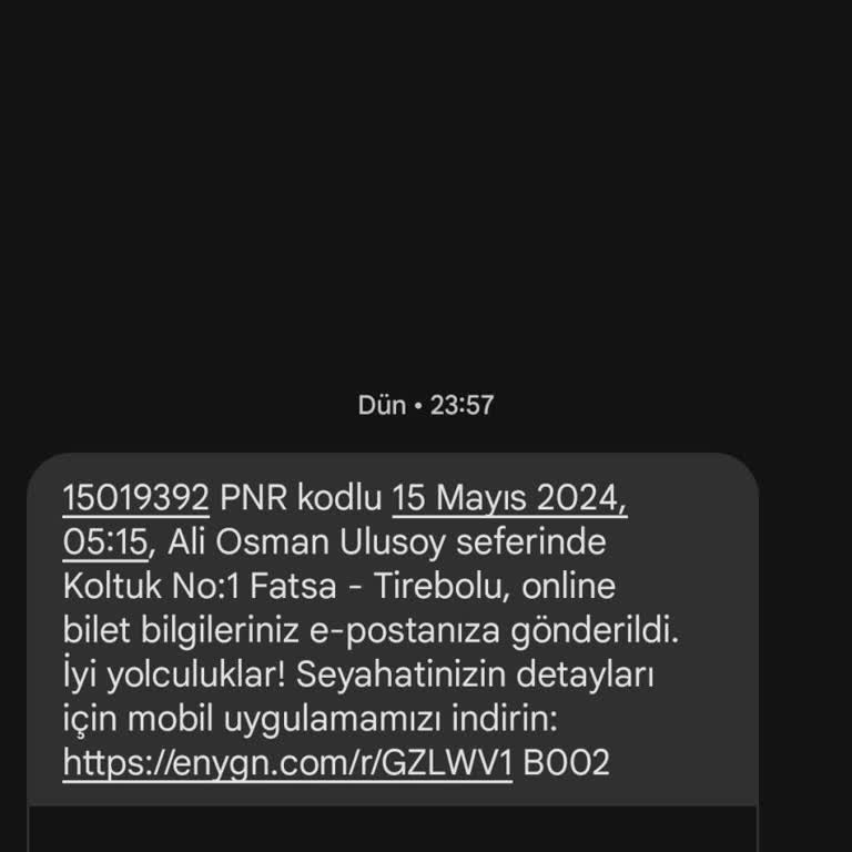 Ali Osman Ulusoy Otobüsü Otogara Giriş Yapmadan Beni Geride Bıraktı!